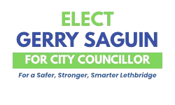 Gerry Saguin for City Councillor logo